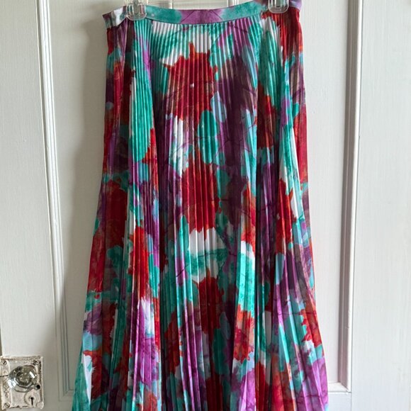 Laundry By Shelli Segal Dresses & Skirts - Laundry by Shelli Segal Pleated Maxi Skirt - Vintage Floral - Size 6 - Boho, Y2K
